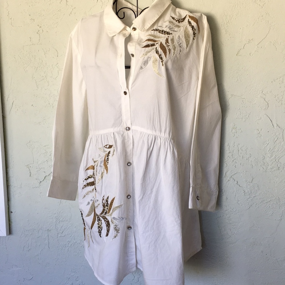 HOLDING HORSES ANTHROPOLOGIE BLOUSE/TUNIC
